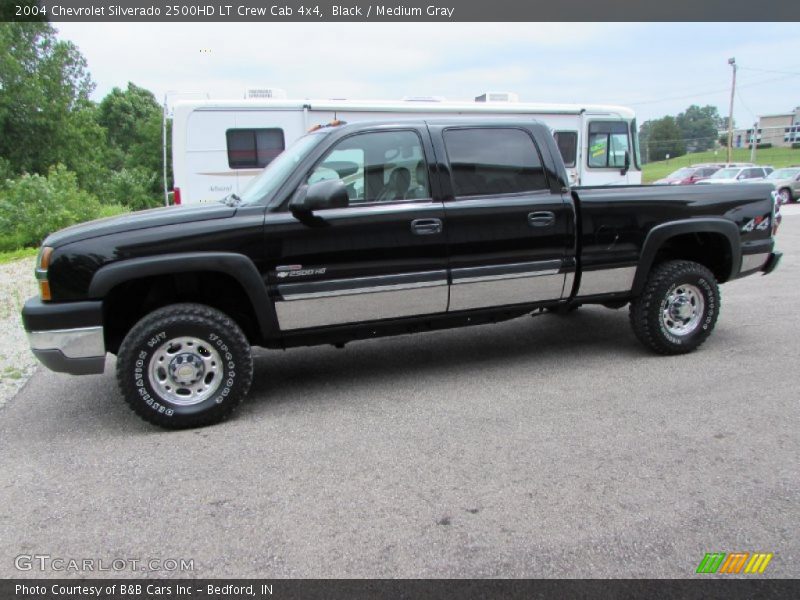 Black / Medium Gray 2004 Chevrolet Silverado 2500HD LT Crew Cab 4x4