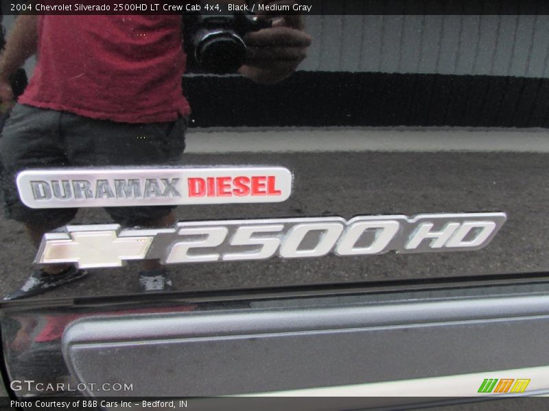 Black / Medium Gray 2004 Chevrolet Silverado 2500HD LT Crew Cab 4x4