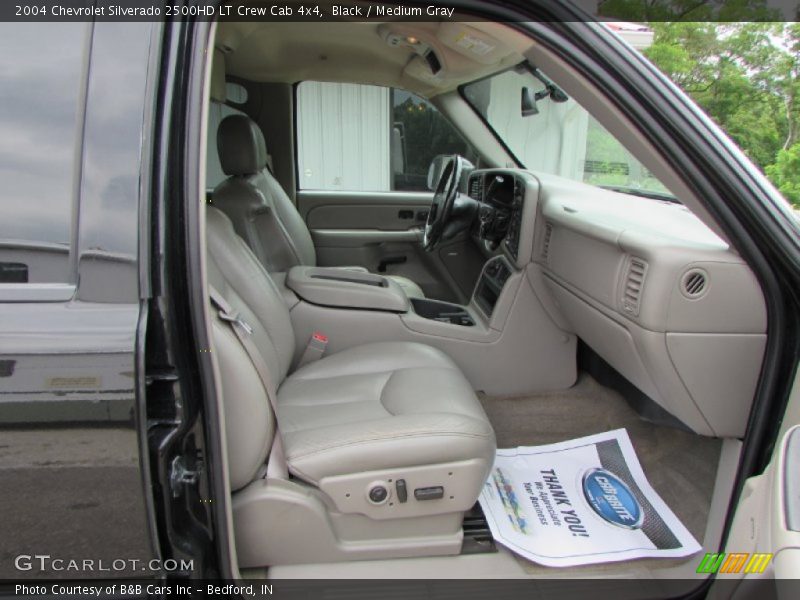 Black / Medium Gray 2004 Chevrolet Silverado 2500HD LT Crew Cab 4x4