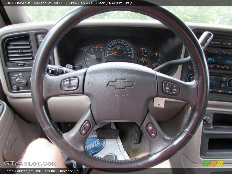 Black / Medium Gray 2004 Chevrolet Silverado 2500HD LT Crew Cab 4x4