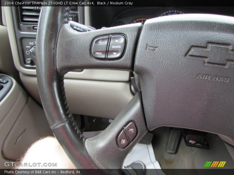 Black / Medium Gray 2004 Chevrolet Silverado 2500HD LT Crew Cab 4x4