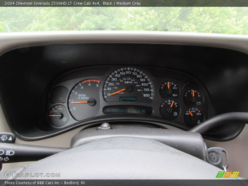 Black / Medium Gray 2004 Chevrolet Silverado 2500HD LT Crew Cab 4x4