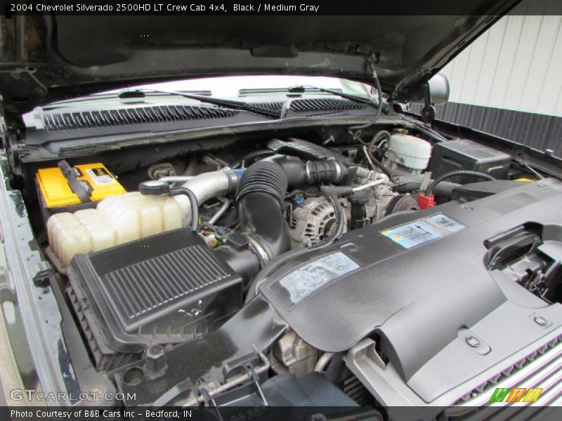 Black / Medium Gray 2004 Chevrolet Silverado 2500HD LT Crew Cab 4x4