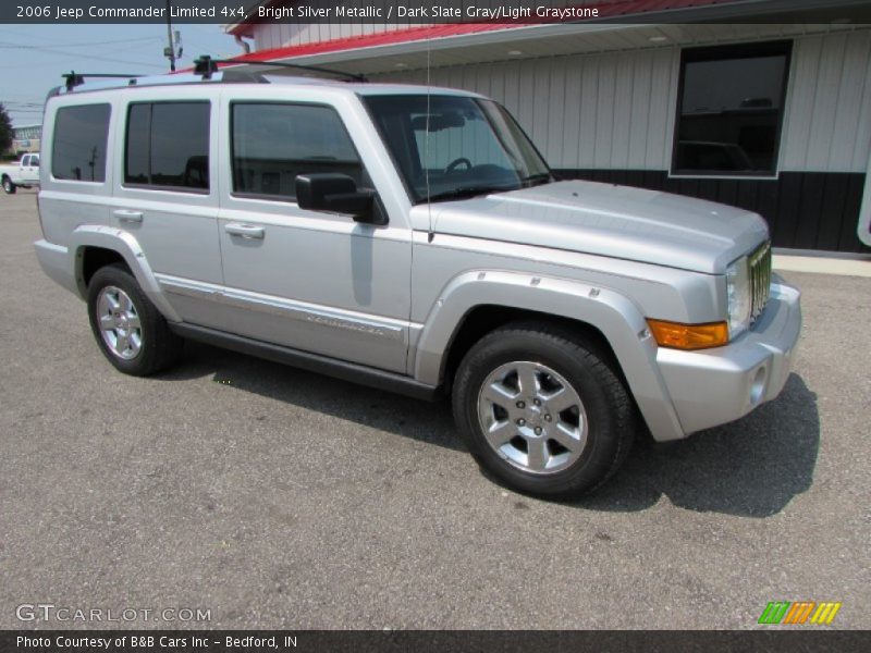 Bright Silver Metallic / Dark Slate Gray/Light Graystone 2006 Jeep Commander Limited 4x4