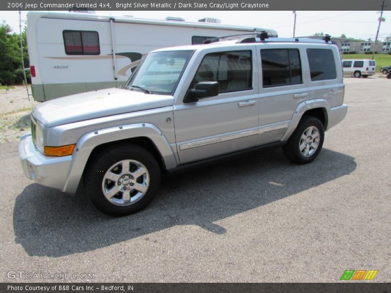 Bright Silver Metallic / Dark Slate Gray/Light Graystone 2006 Jeep Commander Limited 4x4
