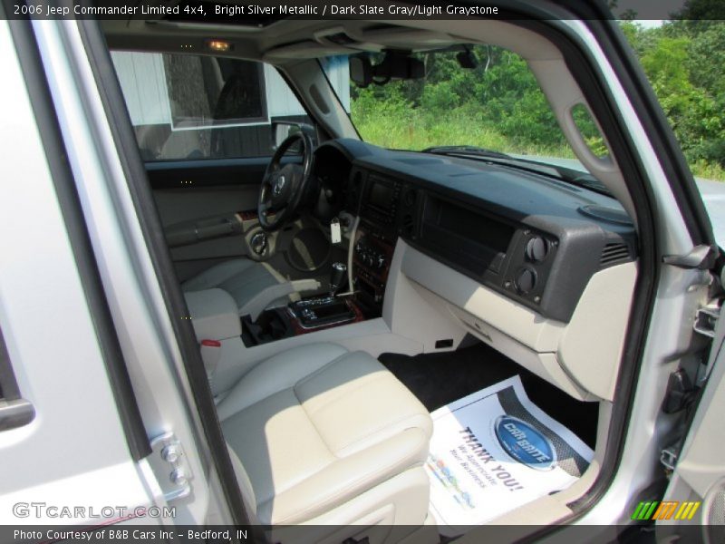 Bright Silver Metallic / Dark Slate Gray/Light Graystone 2006 Jeep Commander Limited 4x4