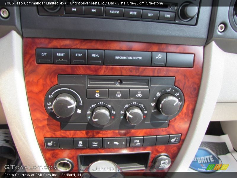 Bright Silver Metallic / Dark Slate Gray/Light Graystone 2006 Jeep Commander Limited 4x4