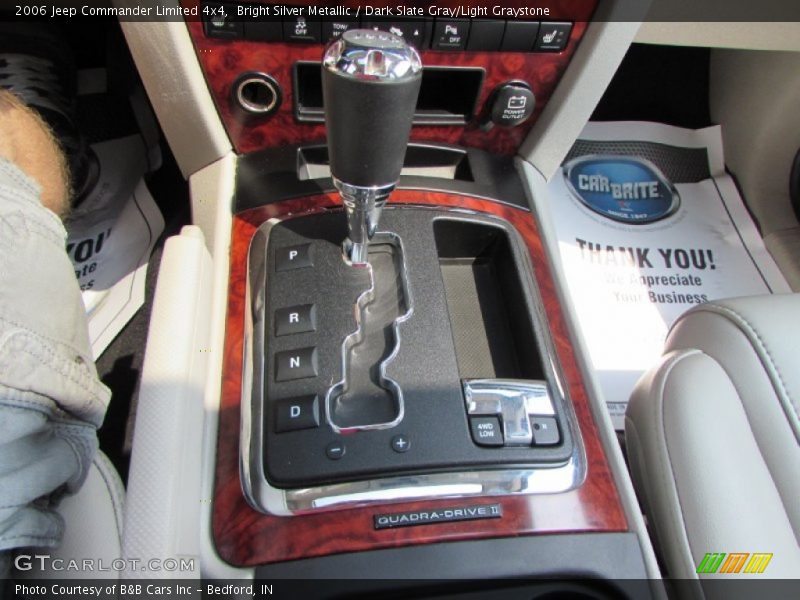 Bright Silver Metallic / Dark Slate Gray/Light Graystone 2006 Jeep Commander Limited 4x4