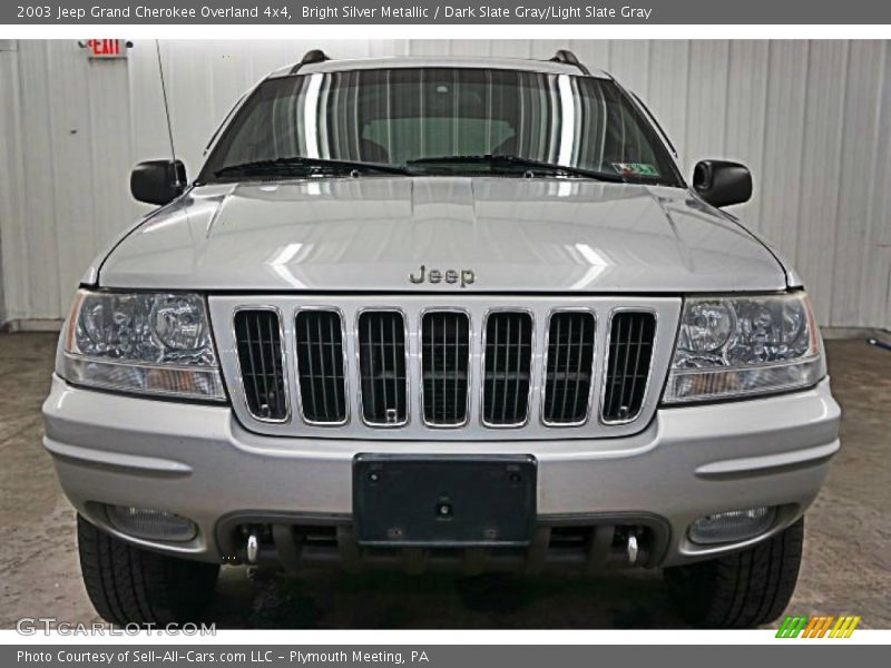 Bright Silver Metallic / Dark Slate Gray/Light Slate Gray 2003 Jeep Grand Cherokee Overland 4x4