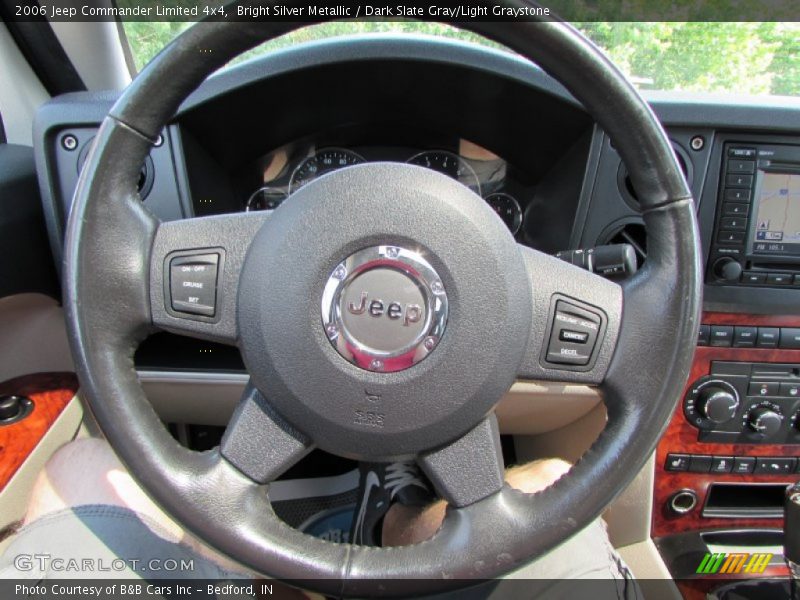 Bright Silver Metallic / Dark Slate Gray/Light Graystone 2006 Jeep Commander Limited 4x4