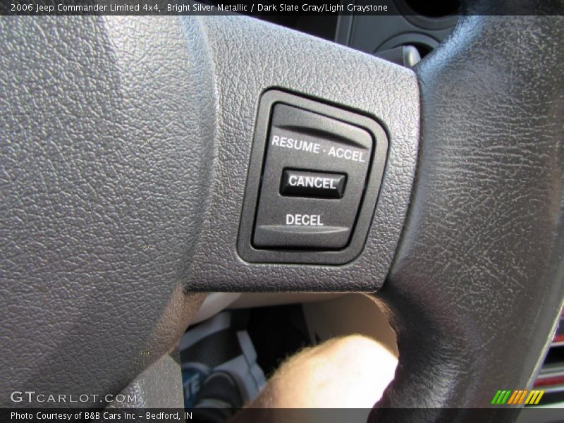 Bright Silver Metallic / Dark Slate Gray/Light Graystone 2006 Jeep Commander Limited 4x4