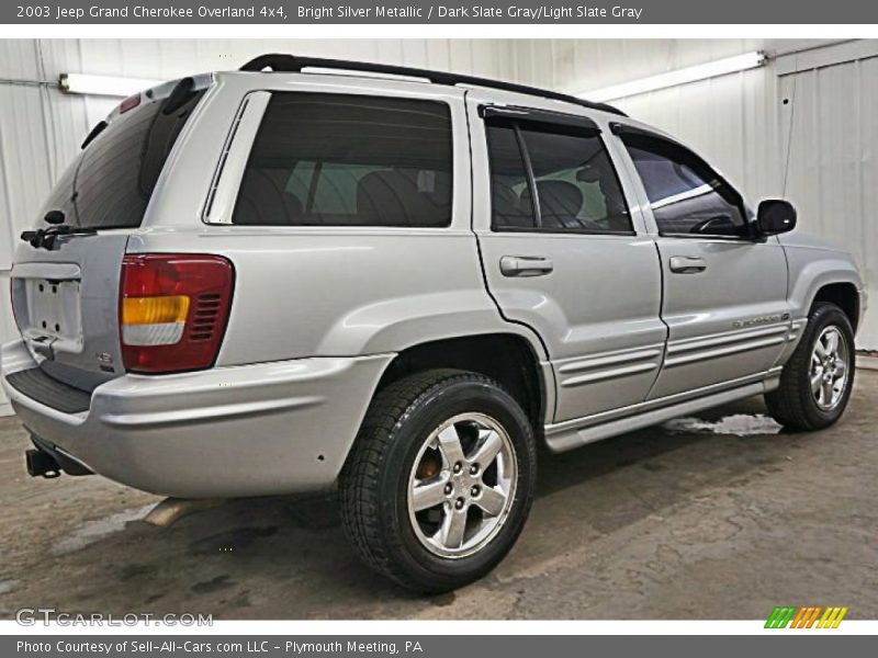 Bright Silver Metallic / Dark Slate Gray/Light Slate Gray 2003 Jeep Grand Cherokee Overland 4x4