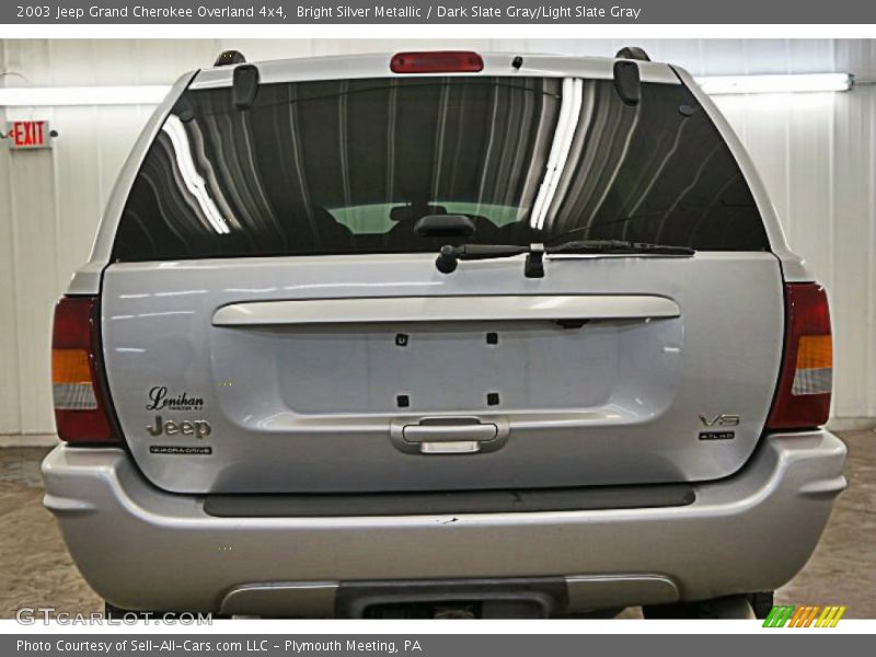 Bright Silver Metallic / Dark Slate Gray/Light Slate Gray 2003 Jeep Grand Cherokee Overland 4x4