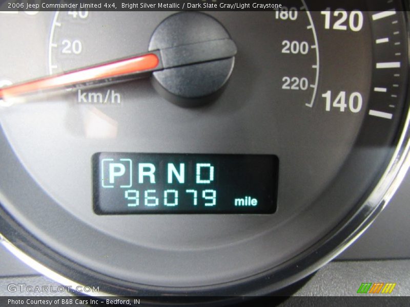 Bright Silver Metallic / Dark Slate Gray/Light Graystone 2006 Jeep Commander Limited 4x4
