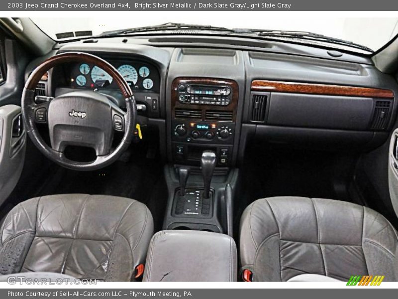 Bright Silver Metallic / Dark Slate Gray/Light Slate Gray 2003 Jeep Grand Cherokee Overland 4x4