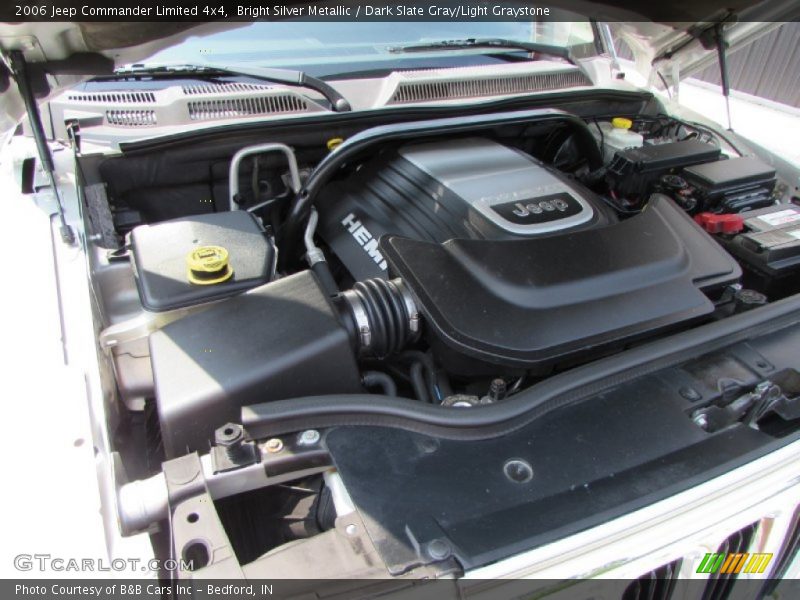 Bright Silver Metallic / Dark Slate Gray/Light Graystone 2006 Jeep Commander Limited 4x4