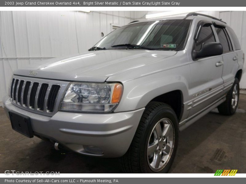 Bright Silver Metallic / Dark Slate Gray/Light Slate Gray 2003 Jeep Grand Cherokee Overland 4x4