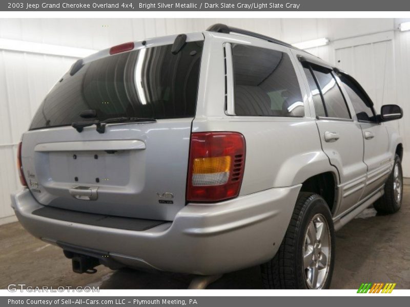 Bright Silver Metallic / Dark Slate Gray/Light Slate Gray 2003 Jeep Grand Cherokee Overland 4x4