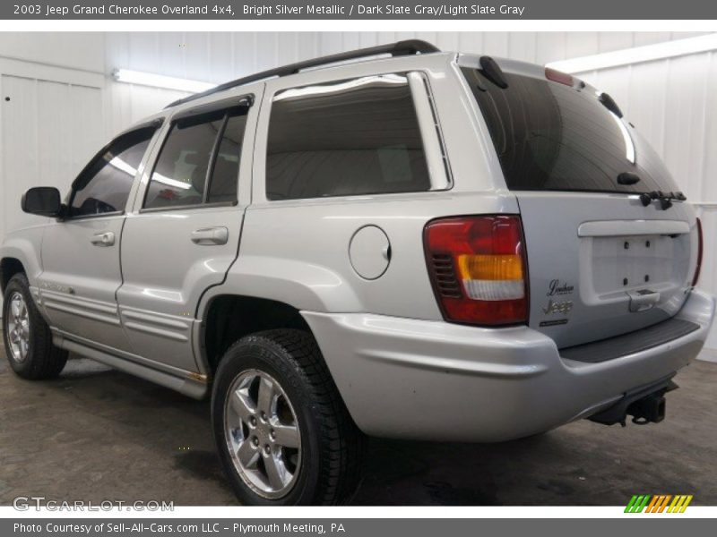 Bright Silver Metallic / Dark Slate Gray/Light Slate Gray 2003 Jeep Grand Cherokee Overland 4x4