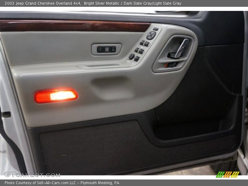 Bright Silver Metallic / Dark Slate Gray/Light Slate Gray 2003 Jeep Grand Cherokee Overland 4x4
