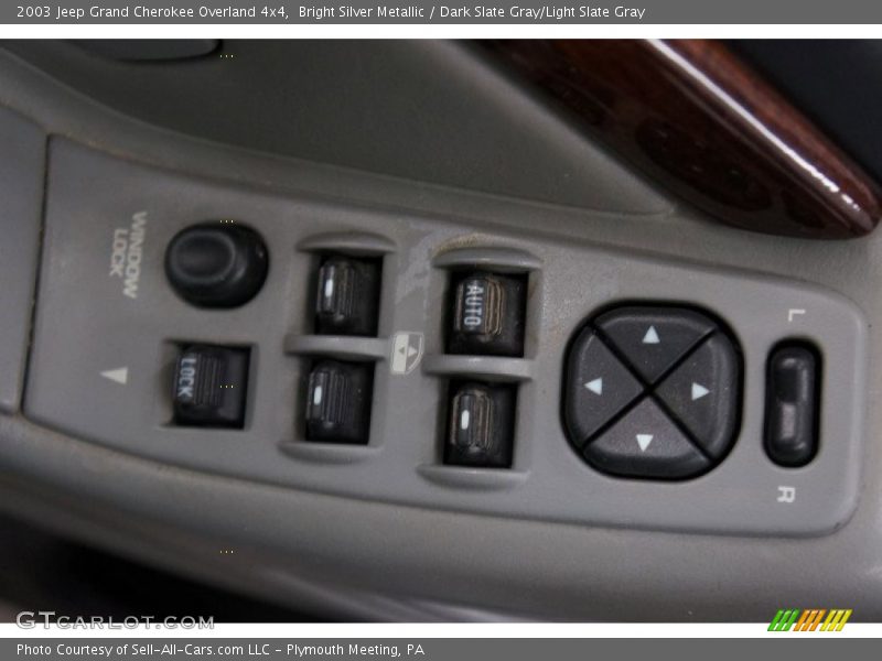 Bright Silver Metallic / Dark Slate Gray/Light Slate Gray 2003 Jeep Grand Cherokee Overland 4x4