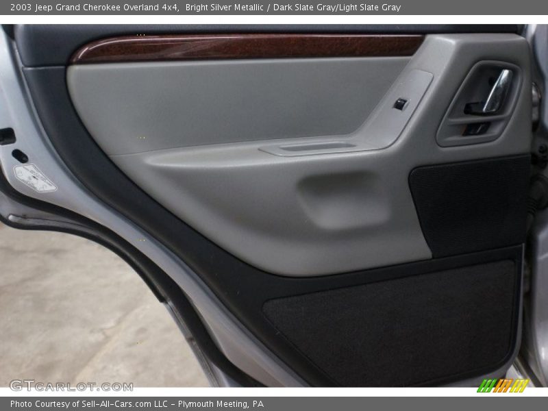 Bright Silver Metallic / Dark Slate Gray/Light Slate Gray 2003 Jeep Grand Cherokee Overland 4x4