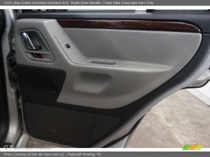Bright Silver Metallic / Dark Slate Gray/Light Slate Gray 2003 Jeep Grand Cherokee Overland 4x4