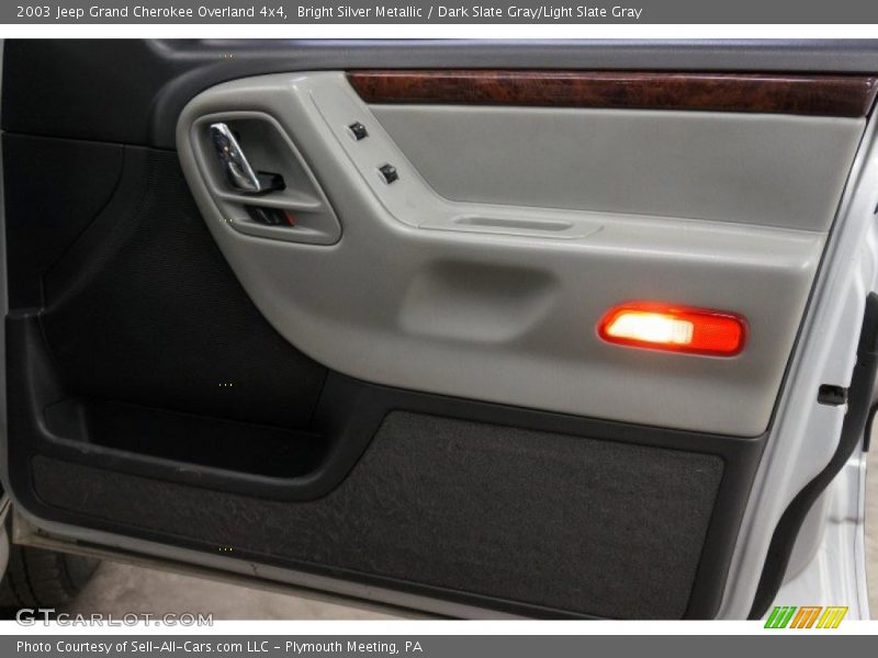Bright Silver Metallic / Dark Slate Gray/Light Slate Gray 2003 Jeep Grand Cherokee Overland 4x4