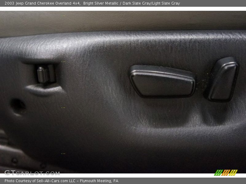 Bright Silver Metallic / Dark Slate Gray/Light Slate Gray 2003 Jeep Grand Cherokee Overland 4x4