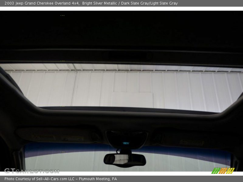 Bright Silver Metallic / Dark Slate Gray/Light Slate Gray 2003 Jeep Grand Cherokee Overland 4x4