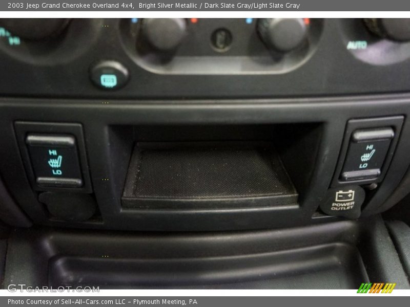 Bright Silver Metallic / Dark Slate Gray/Light Slate Gray 2003 Jeep Grand Cherokee Overland 4x4