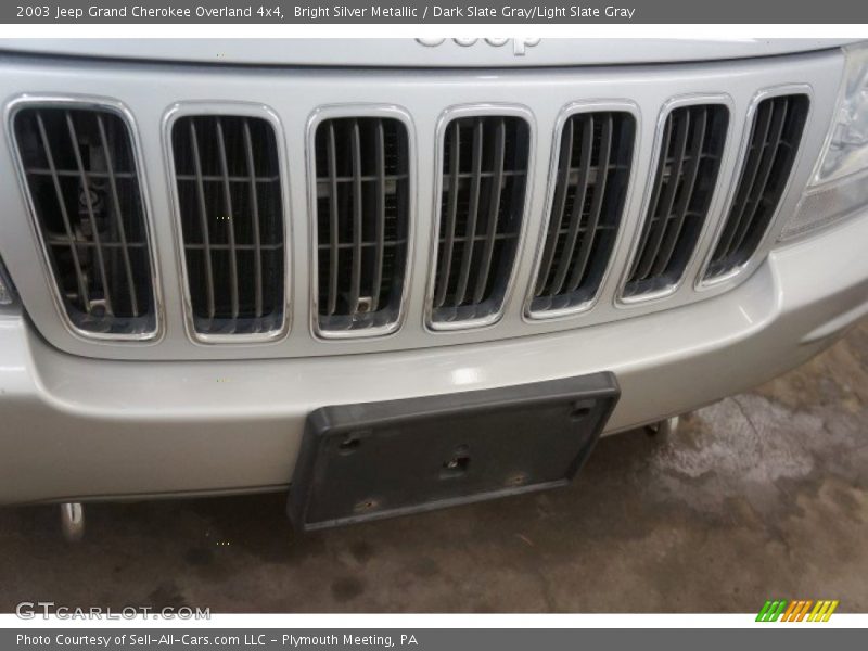 Bright Silver Metallic / Dark Slate Gray/Light Slate Gray 2003 Jeep Grand Cherokee Overland 4x4