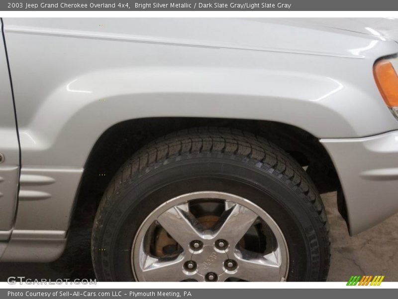 Bright Silver Metallic / Dark Slate Gray/Light Slate Gray 2003 Jeep Grand Cherokee Overland 4x4