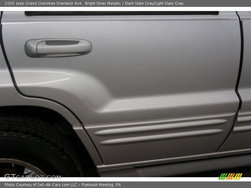 Bright Silver Metallic / Dark Slate Gray/Light Slate Gray 2003 Jeep Grand Cherokee Overland 4x4