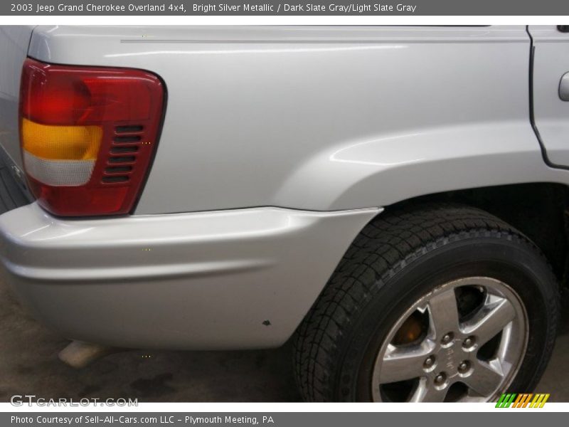 Bright Silver Metallic / Dark Slate Gray/Light Slate Gray 2003 Jeep Grand Cherokee Overland 4x4