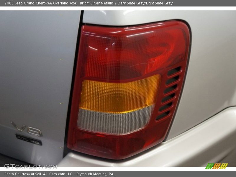 Bright Silver Metallic / Dark Slate Gray/Light Slate Gray 2003 Jeep Grand Cherokee Overland 4x4