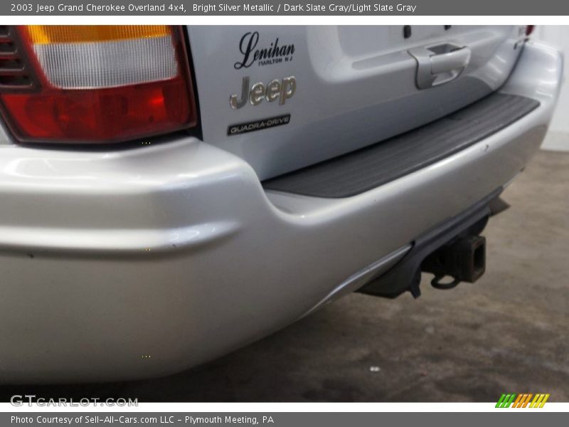 Bright Silver Metallic / Dark Slate Gray/Light Slate Gray 2003 Jeep Grand Cherokee Overland 4x4