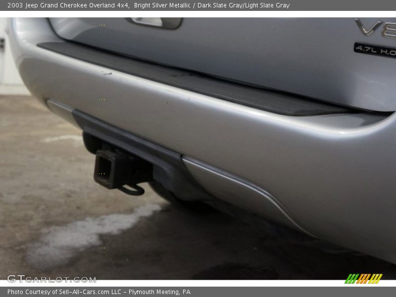 Bright Silver Metallic / Dark Slate Gray/Light Slate Gray 2003 Jeep Grand Cherokee Overland 4x4