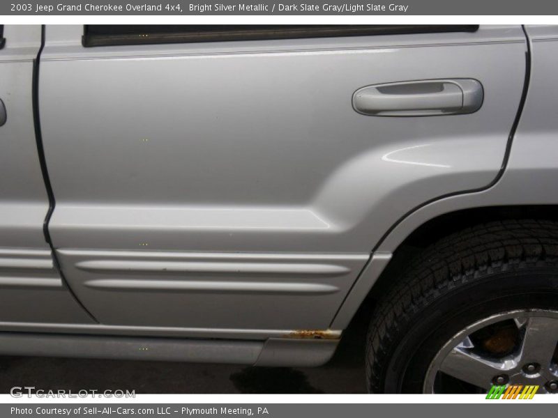Bright Silver Metallic / Dark Slate Gray/Light Slate Gray 2003 Jeep Grand Cherokee Overland 4x4