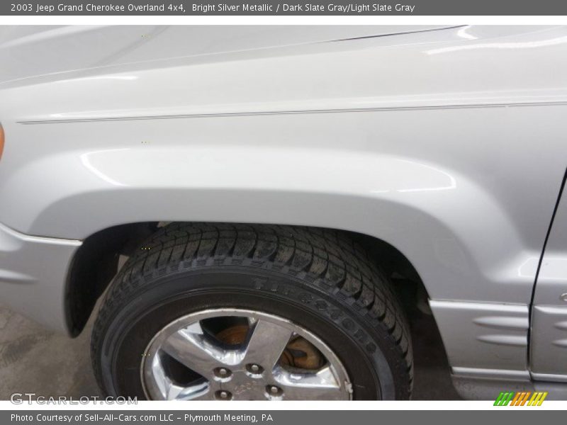 Bright Silver Metallic / Dark Slate Gray/Light Slate Gray 2003 Jeep Grand Cherokee Overland 4x4