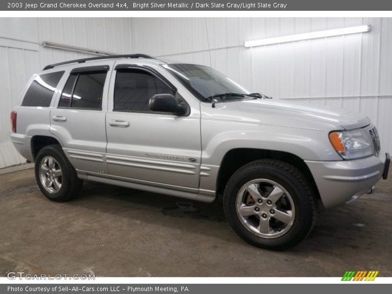 Bright Silver Metallic / Dark Slate Gray/Light Slate Gray 2003 Jeep Grand Cherokee Overland 4x4