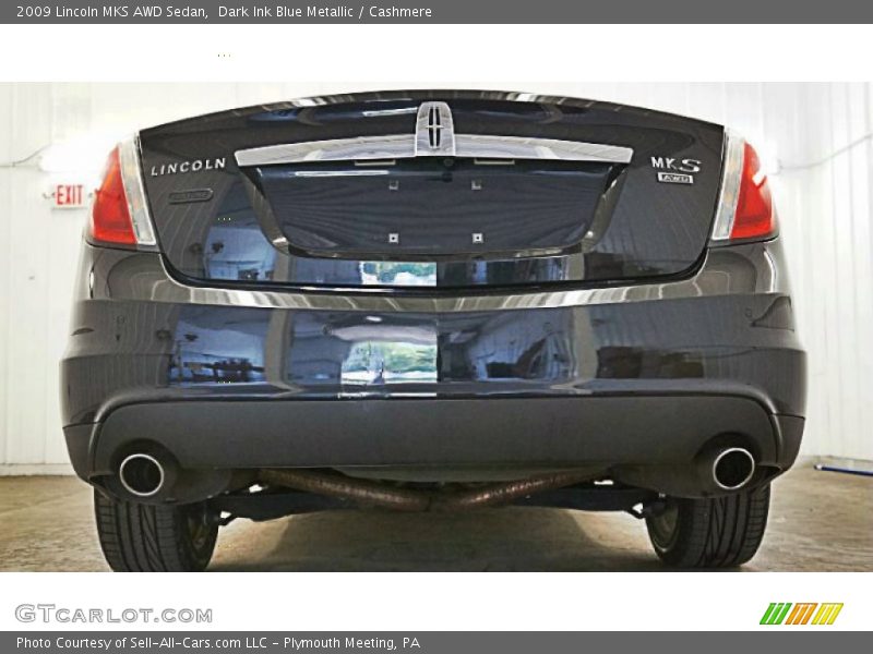 Dark Ink Blue Metallic / Cashmere 2009 Lincoln MKS AWD Sedan