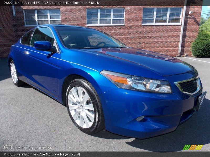 Front 3/4 View of 2009 Accord EX-L V6 Coupe