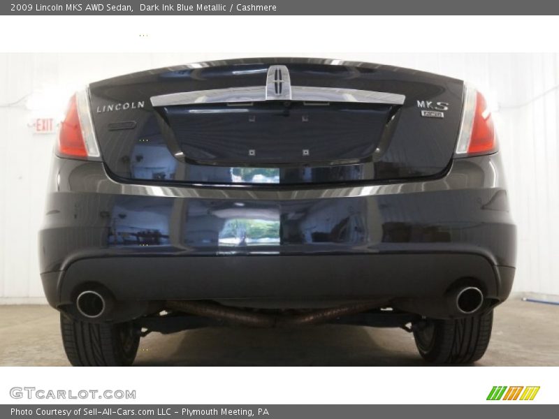 Dark Ink Blue Metallic / Cashmere 2009 Lincoln MKS AWD Sedan