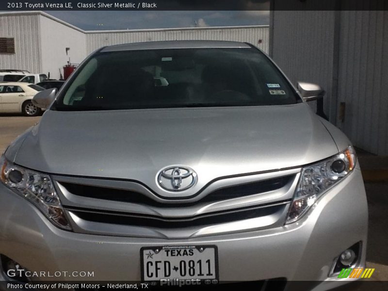 Classic Silver Metallic / Black 2013 Toyota Venza LE