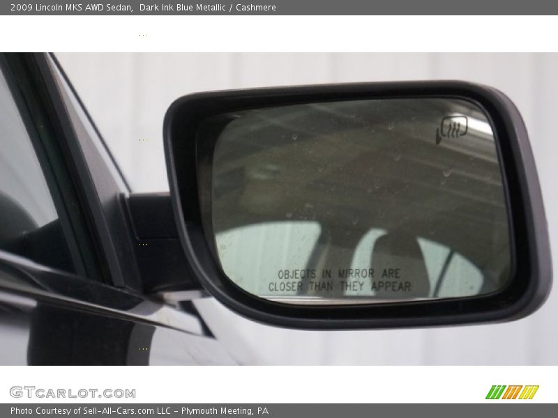 Dark Ink Blue Metallic / Cashmere 2009 Lincoln MKS AWD Sedan