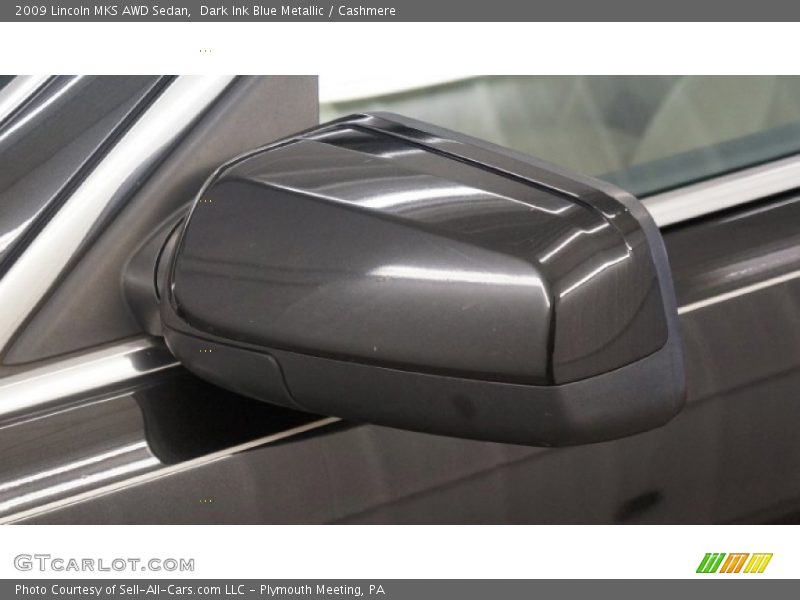 Dark Ink Blue Metallic / Cashmere 2009 Lincoln MKS AWD Sedan