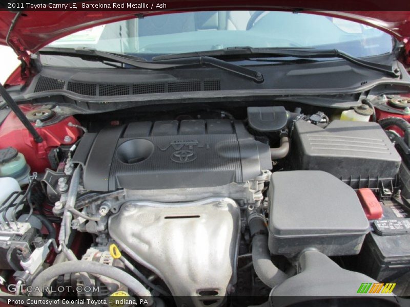 Barcelona Red Metallic / Ash 2011 Toyota Camry LE