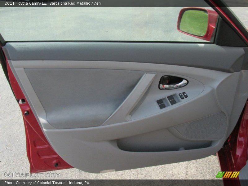 Barcelona Red Metallic / Ash 2011 Toyota Camry LE