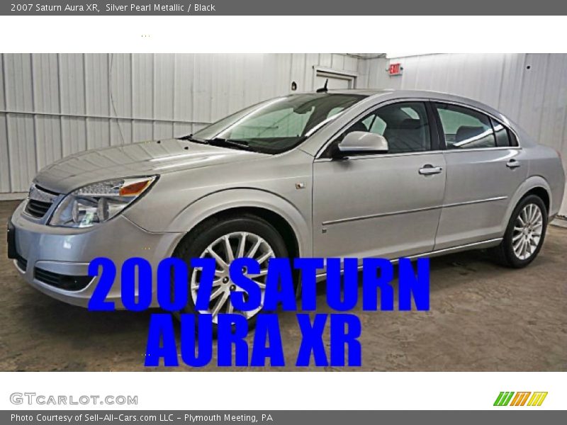 Silver Pearl Metallic / Black 2007 Saturn Aura XR
